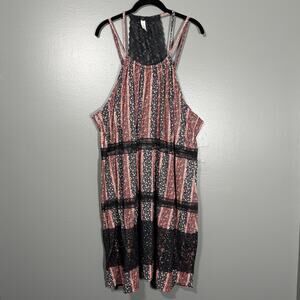 Cacique Floral & Lace Cottagecore Babydoll Chemise - 26/28 - Women's Plus Size